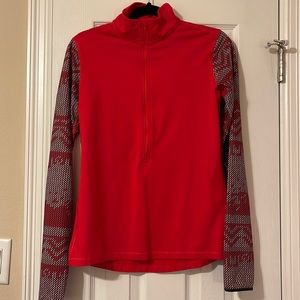 Nike Dry fit Quarter Zip Red